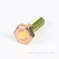 Custom A325 Yellow Zinc Carbon Steel Hex Bolt